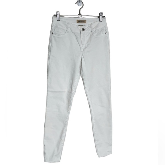 Blue Spice White Fray Skinny Jeans 0 - Picture 1 of 5